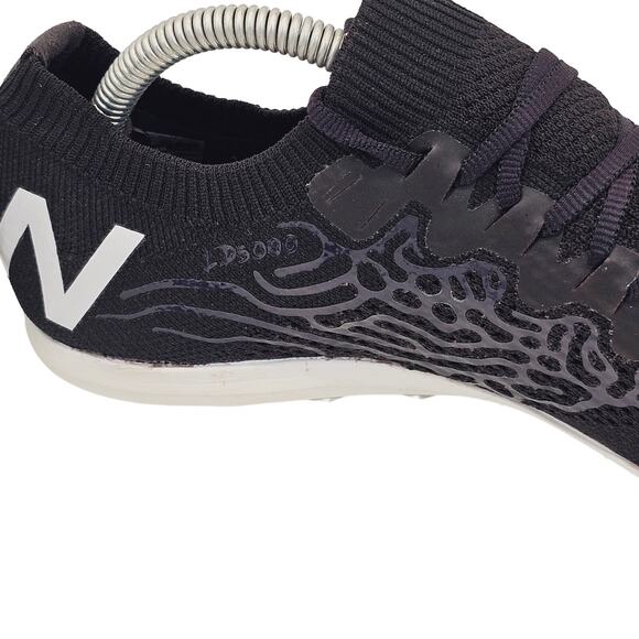 New Balance LD5000 Racing Shoes Womens 7.5B Black White WLD5KB8 Metal Spikes - Picture 5 of 10